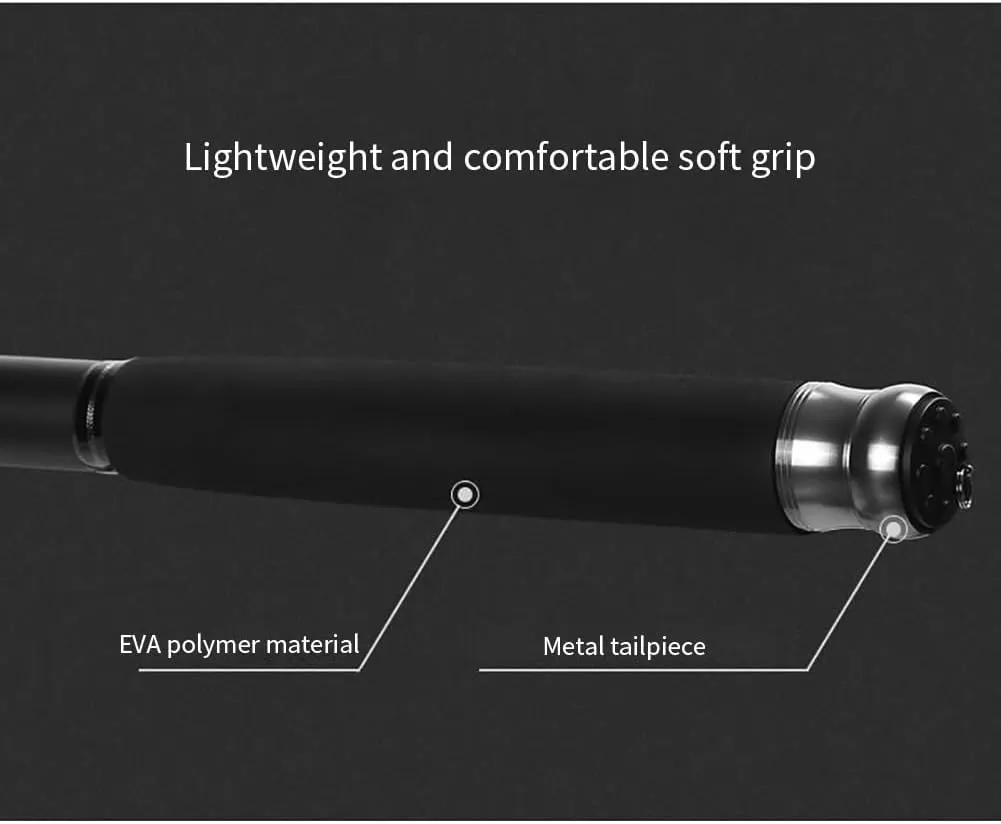 Carbon Fishing Rod Super Hard Ultralight Telescopic Fishing Pole 2.1m 2.4m 2.7m 3m 3.3m 3.6m 3.9m 4.2m 4.5m 5.4m for Saltwater Freshwater Sea Lake Beach