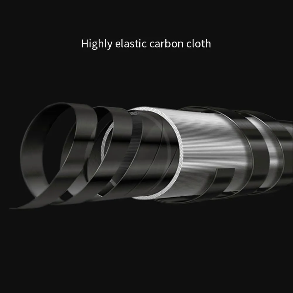 Carbon Fishing Rod Super Hard Ultralight Telescopic Fishing Pole 2.1m 2.4m 2.7m 3m 3.3m 3.6m 3.9m 4.2m 4.5m 5.4m for Saltwater Freshwater Sea Lake Beach