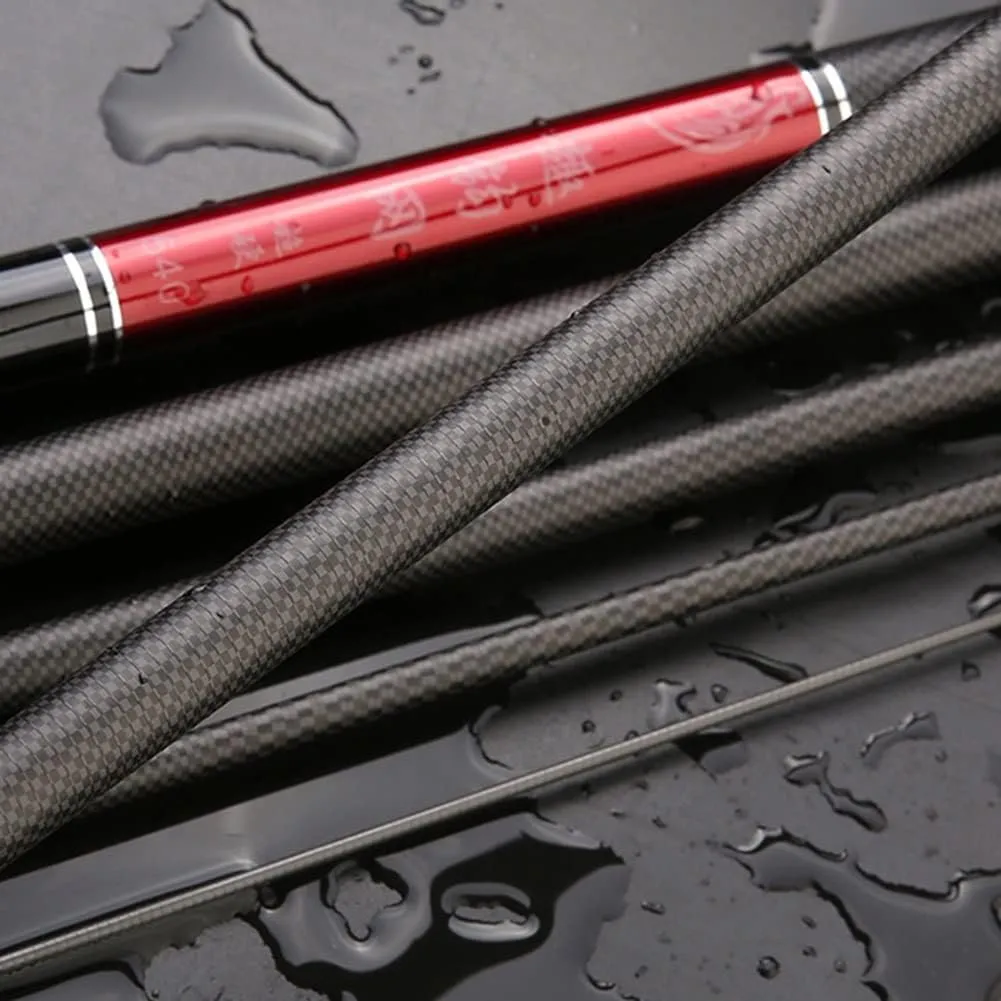 Carbon Fishing Rod Telescopic Super Hard Ultralight Hand Pole 28 Tone 2.4m 2.7m 3m 3.6m Rivers Lakes Reservoirs Streams