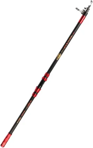 Carbon Sea Rod Telescopic Casting Fishing Rod Super Stiff Ultralight Long Section Portable Fishing Pole 4.5M 6M
