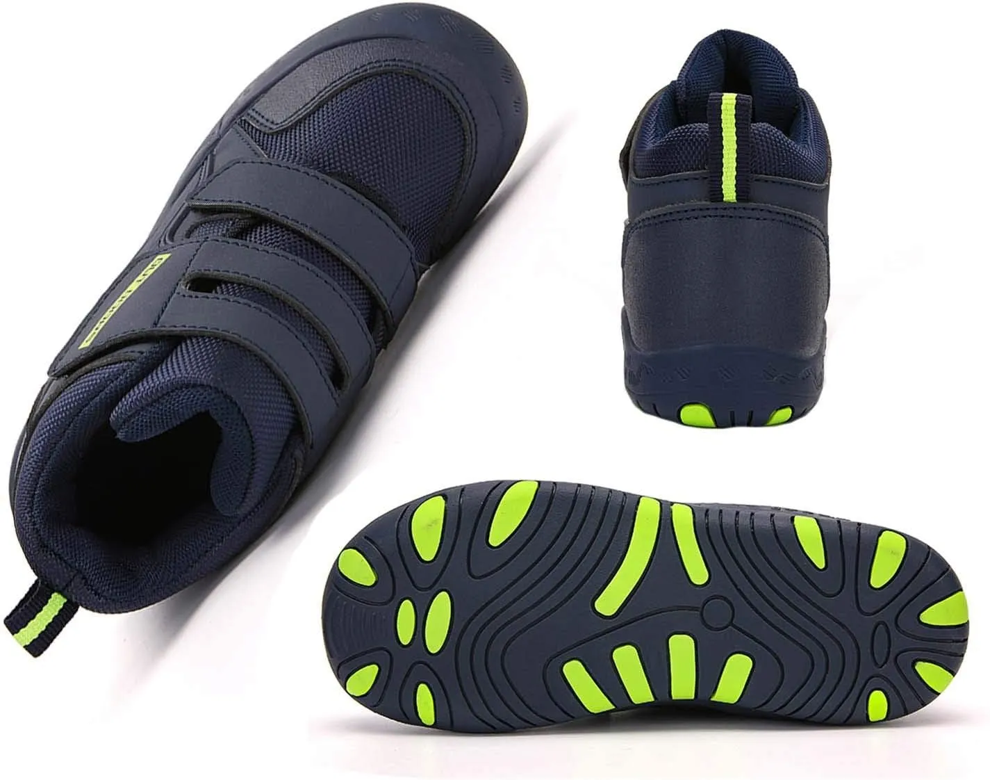CERYTHRINA Kids Hiking Ankle Shoes Water Resistant Anti Collision Boots Athletic Outdoor Sneakers