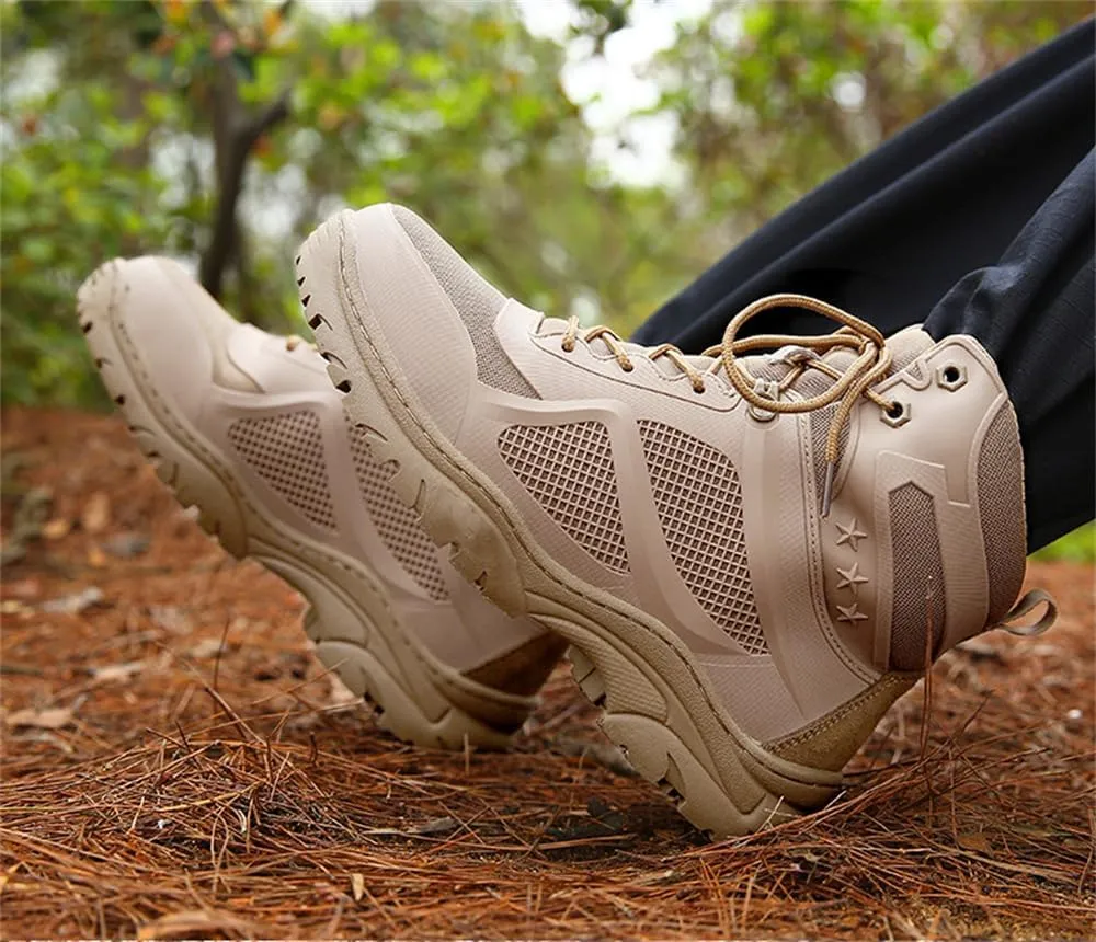 CHUUMEE Men's Waterproof Hiking Boots Anti-Slip Lightweight Breathable Durable Outdoor Shoes High-Cut Fishing Climbing Working Trekking