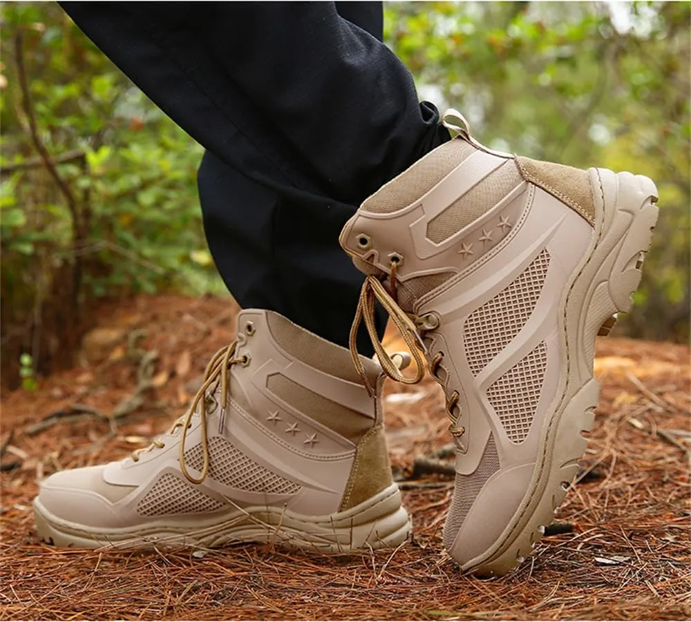 CHUUMEE Men's Waterproof Hiking Boots Anti-Slip Lightweight Breathable Durable Outdoor Shoes High-Cut Fishing Climbing Working Trekking