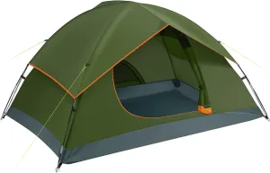 Ciays Camping Tent, Waterproof Family Tent with Removable Rainfly and Carry Bag, Lightweight Tent with Stakes for Camping, Traveling, Backpacking, Hiking, Outdoors