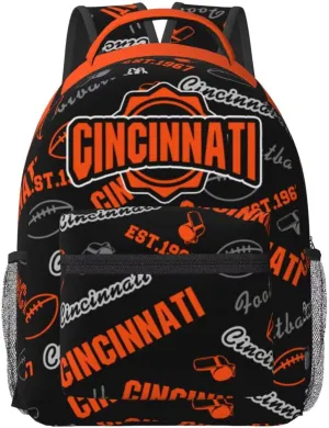 Cincinnati Backpack for Boys Girls, Sports Backpack,Suitable For School Use,Gift For Men Women Fans