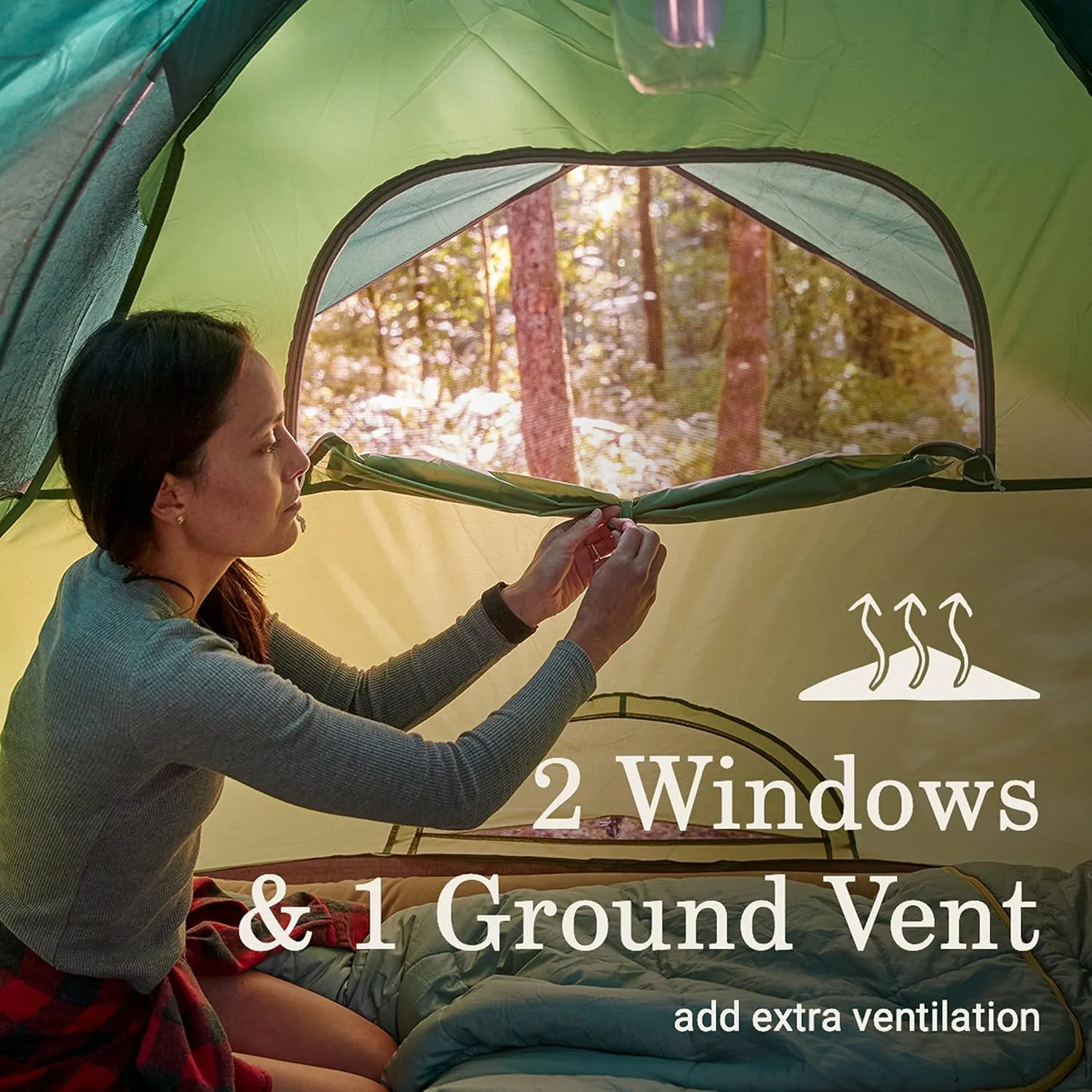 Coleman Sundome 4-Person Tent with Rainfly, Weatherproof Tent Sets Up in 10 Mins