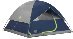 Coleman Sundome Camping Tent 2/3/4/6 Person Dome Tent with Quick Setup