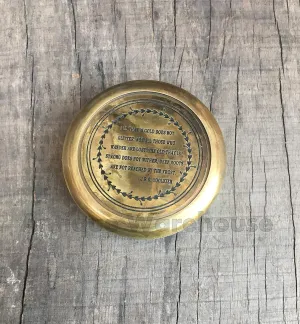 Collectible Nautical Solid Brass Antique Camping, Hiking, Working Compass Gift