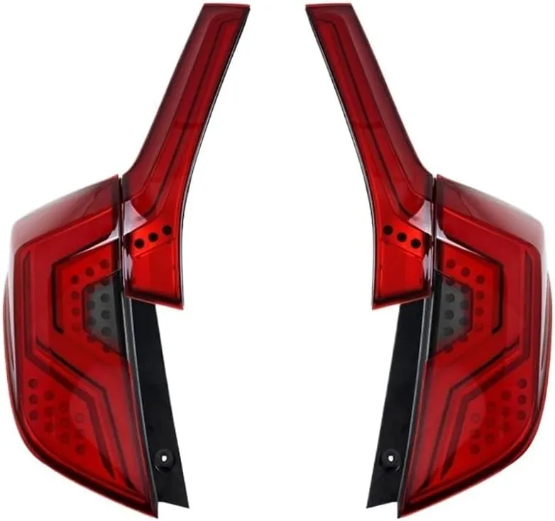 Compatible With Honda Jazz 2014 2015 2016 2017 2018 2019 Tail Lamp Rear Fog Light Sequential Signal Assembly(Red)