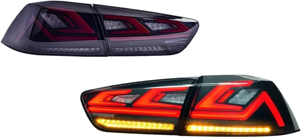 Compatible With Mitsubishi Lancer E-mark EX EVO DRL Start UP Animation Sequential Signal Lamps Assembly 2008-2017(1pair a)