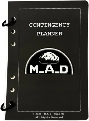 Contingency Planner - Field Package - Waterproof, Tear-Proof Emergency and Disaster Preparedness Planner - 100% Made in America