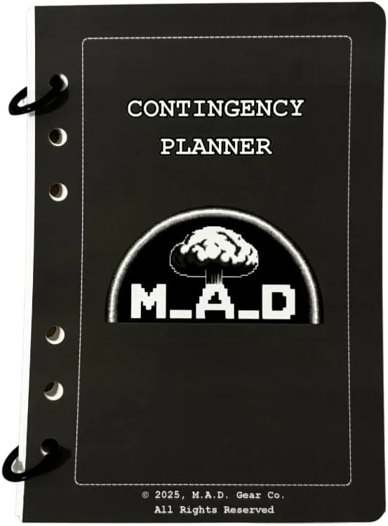 Contingency Planner - Field Package - Waterproof, Tear-Proof Emergency and Disaster Preparedness Planner - 100% Made in America