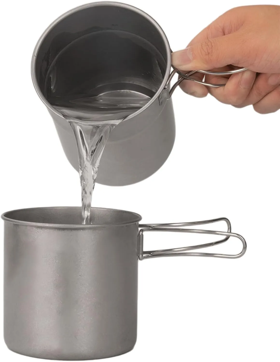 Cookware Pot - Wilderness Cookware, Hiking Backpacking Stockpot | Portable Campfire Gear, Traveling, 2X Stainless Steel Bushcraft Pan for Cooking | Cookware Set Kettle Pans with Storage Carryi
