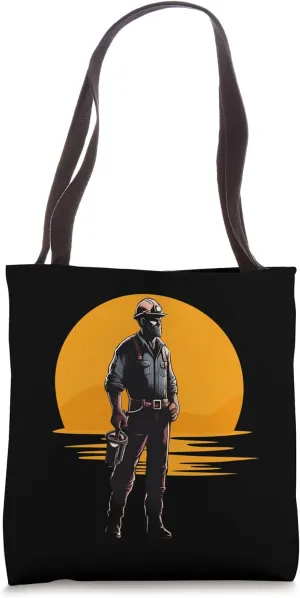 Cool Coal Miner Underground Gold Minning Gift Men Women Kids Tote Bag