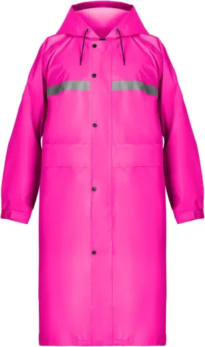Coralrain Long Hooded Raincoat Safety Waterproof Emergency Rain Jacket Poncho for Men Women Adults