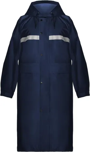 Coralrain Long Hooded Raincoat Safety Waterproof Emergency Rain Jacket Poncho for Men Women Adults