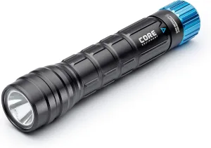 CORE 1000 Lumen CREE LED Rechargeable Camping Emergency Flashlight, IPX4, Two ModesTwo