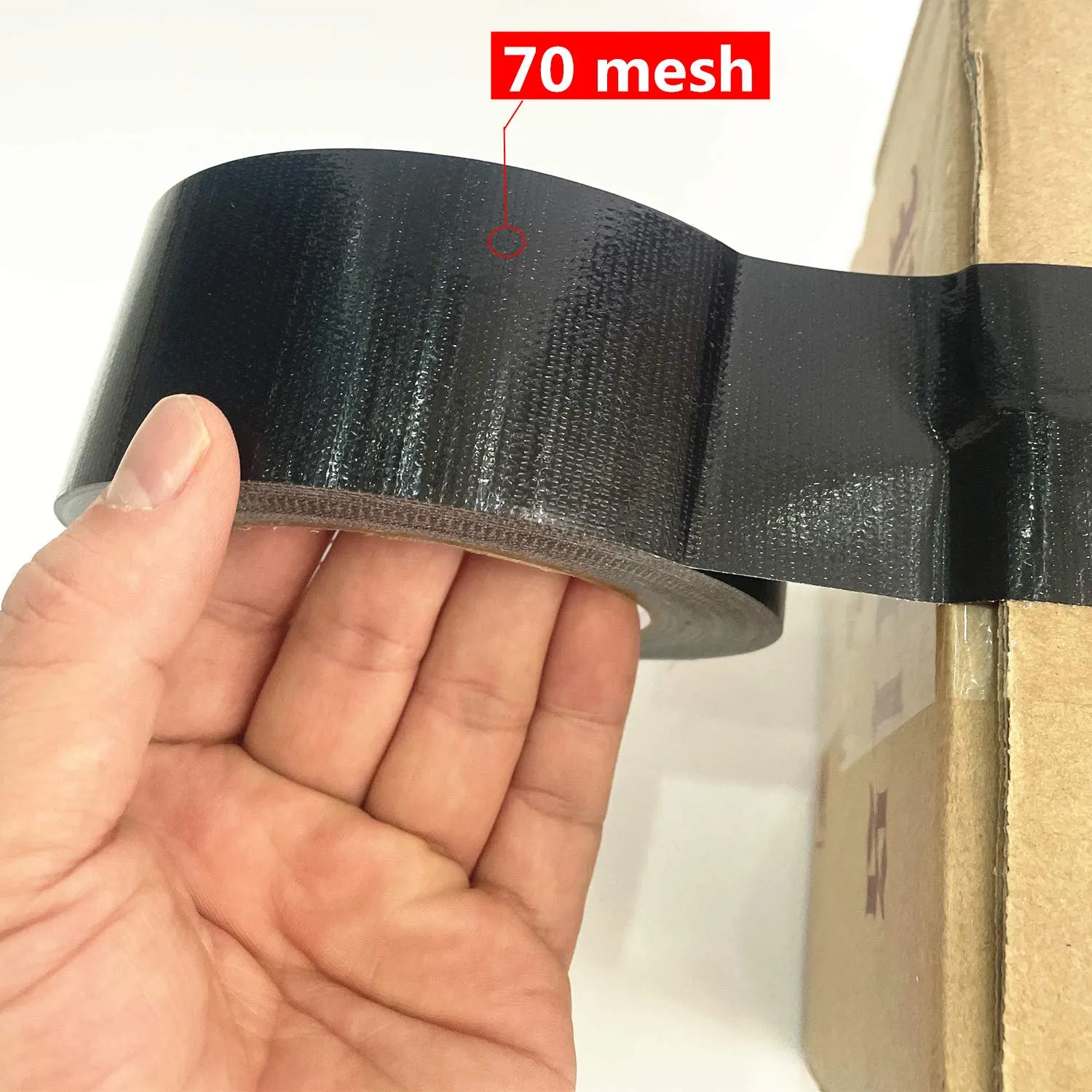 COSIMIXO 5-Pack Black Heavy Duty Duct Tape, 2 inches x 30 Yards, Strong, Flexible, No Residue, All-Weather and Tear by Hand - Bulk Value for Repairs, Industrial, Professional Use