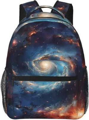 Cosmic Swirl Pattern Travel Laptop Backpacks Lightweight Travel Hiking Camping Multipurpose Daypack Casual College Backapck for Men Women Adult