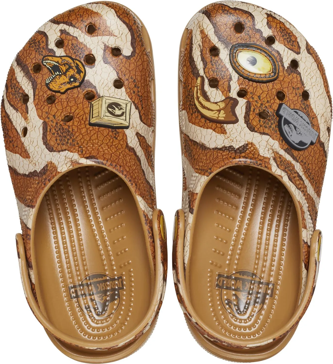 Crocs Unisex-Child Jurassic World Classic Clogs, Dinosaur Kid and Toddler Slippers