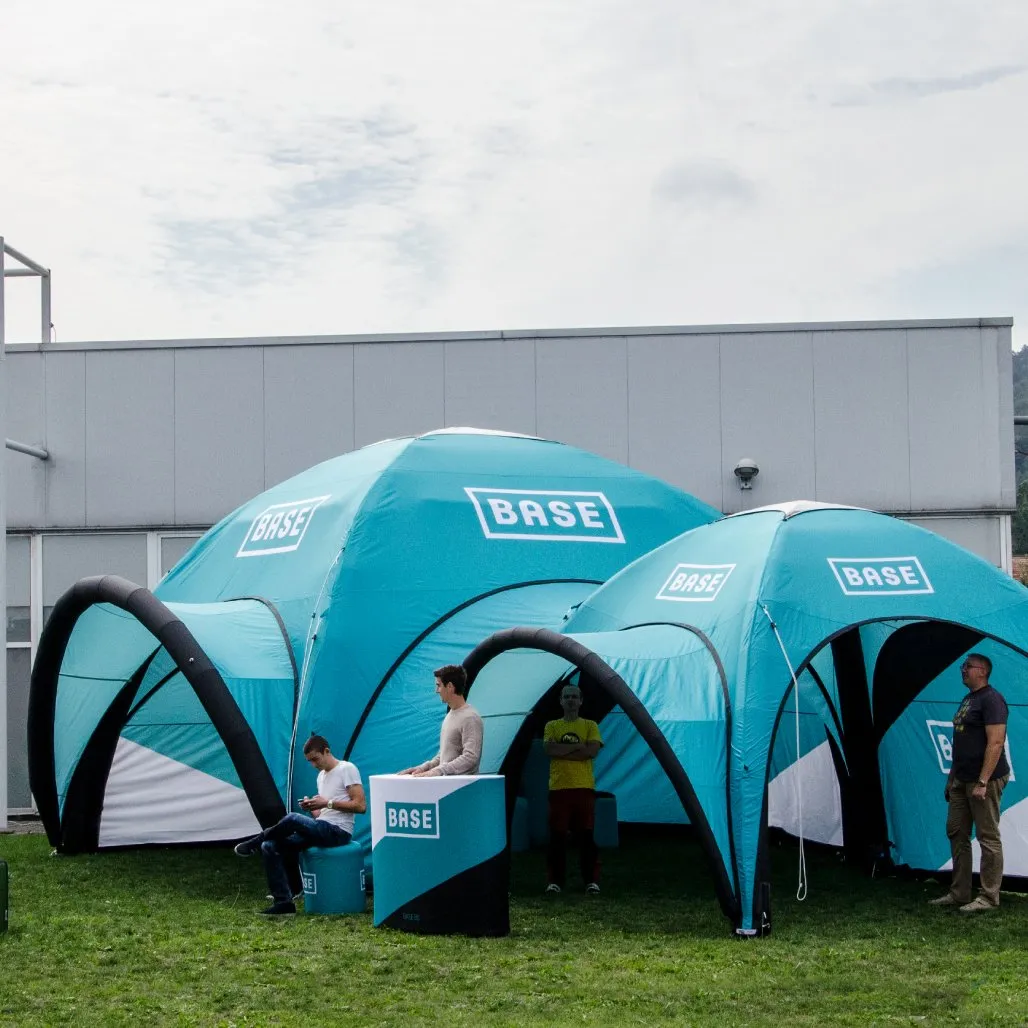 Custom Printed Eco Air Dome Inflatable Canopy Tent Structure