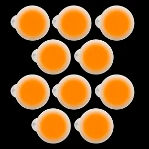 Cyalume - 9-42730PF ChemLight Military Grade LightShape Circle Marker Chemical Light Sticks, Orange, 4 Hour Duration (Pack of 10)