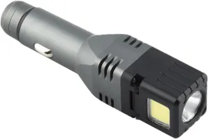 DAGIJIRD LED Flashlight Mini Car Chargeable Lantern Torch Light Built-in Lithium Battery Car Cigarette Lighter Socket Light