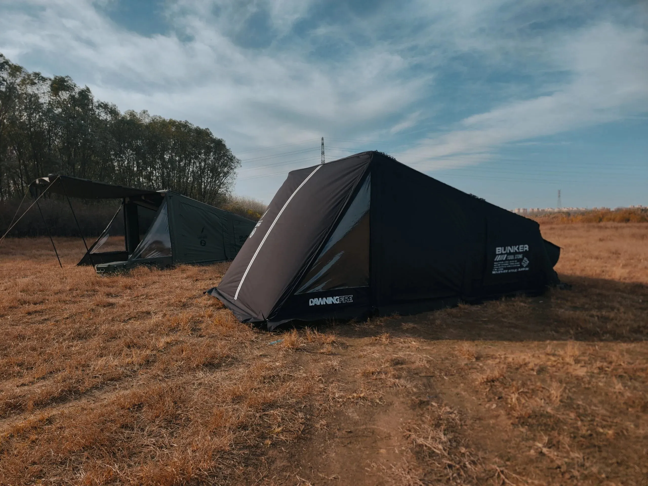 Dawning Fire Bunker 2-4 person Tent - Green