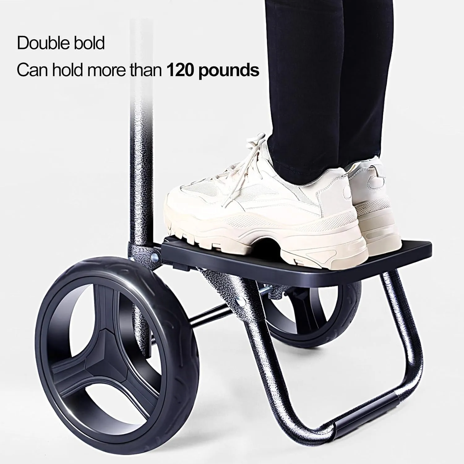 DELURA Folding Shopping Cart, Vegetable Cart, Small Cart, Household Folding Lightweight Bag, Shopping Trolley for The Elderly, Ultra-Light Trolley (Color : D)