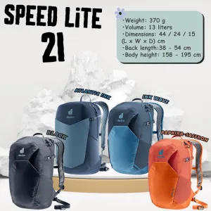DEUTER SPEED LITE 21 HIKING BACKPACK