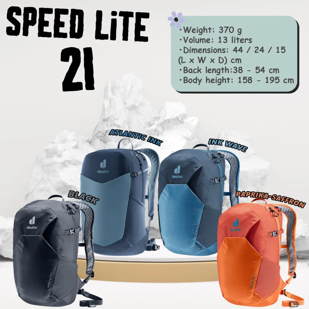 DEUTER SPEED LITE 21 HIKING BACKPACK