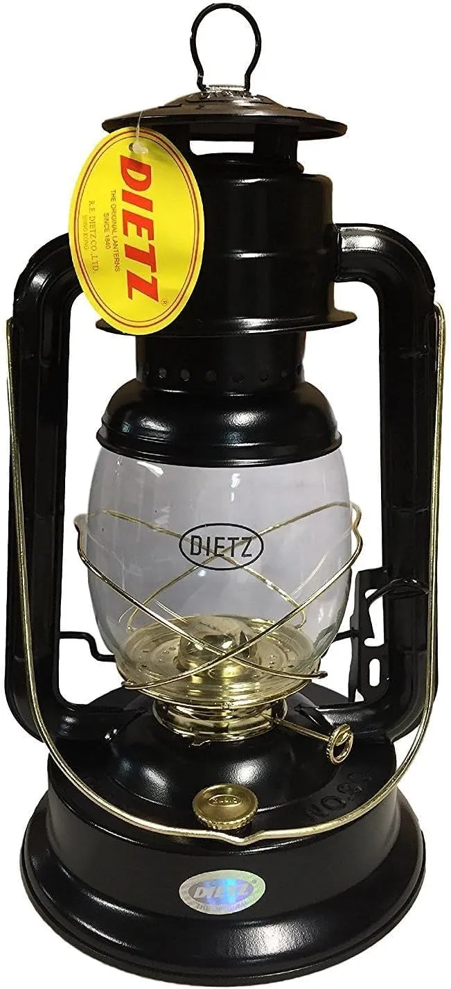 Dietz #90 D-Lite Oil Burning Lantern Black and Gold