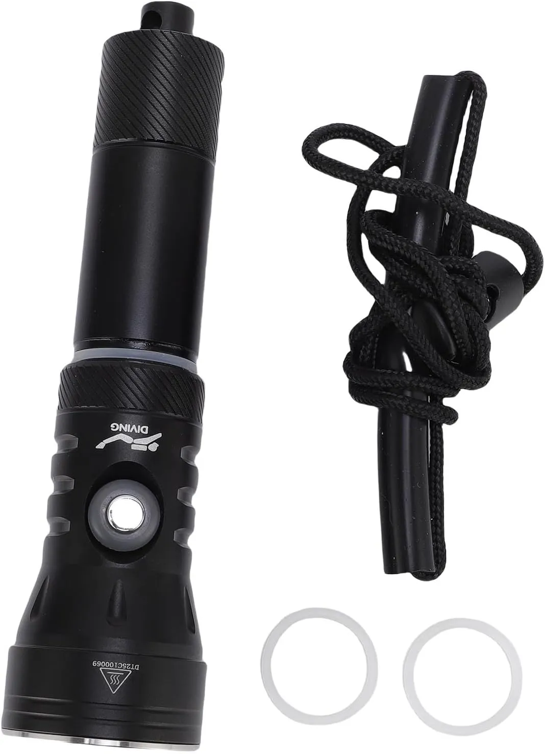 Dive Light Diving Flashlight Underwater Torch IPX8 Rainproof 2000LM 5 Modes 100M Depth Magnetic Control Switch for Snorkeling Camping Swimming Hiking Fishing