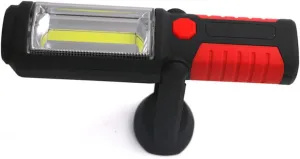 DOITOOL USB Rechargeable Mini Led Light Emergency Lamp Outdoor Lighting Portable Fishing Torch Light with Stand and Magnetic Hook Red