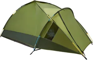 Easy to Assemble Tent Double Layer Rainproof 3-4 Person Camping Tent Outdoor Lightweight Dome Tent Family Tent Green