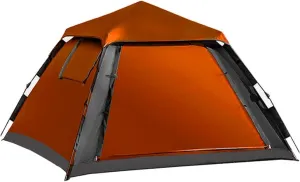 Ejoyous Outdoor Tent for Camping, Outdoor Automatic Quick Open Tent Water Proof Camping Tent 3-4 Person Instant Setup Tent