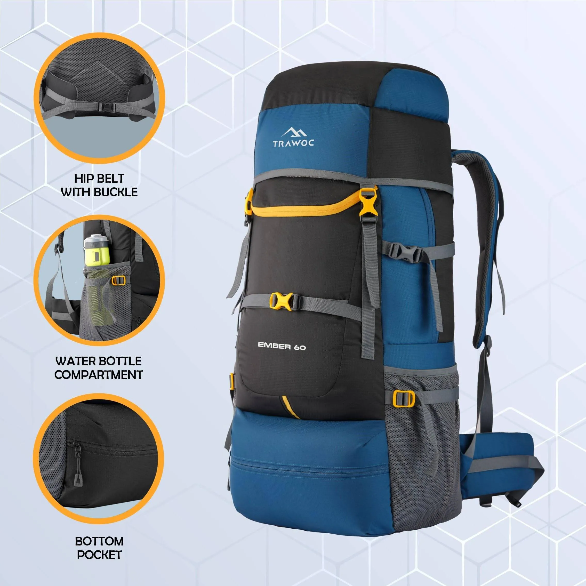 EMBER-60 Backpack - Englishblue (Clearance Sale)