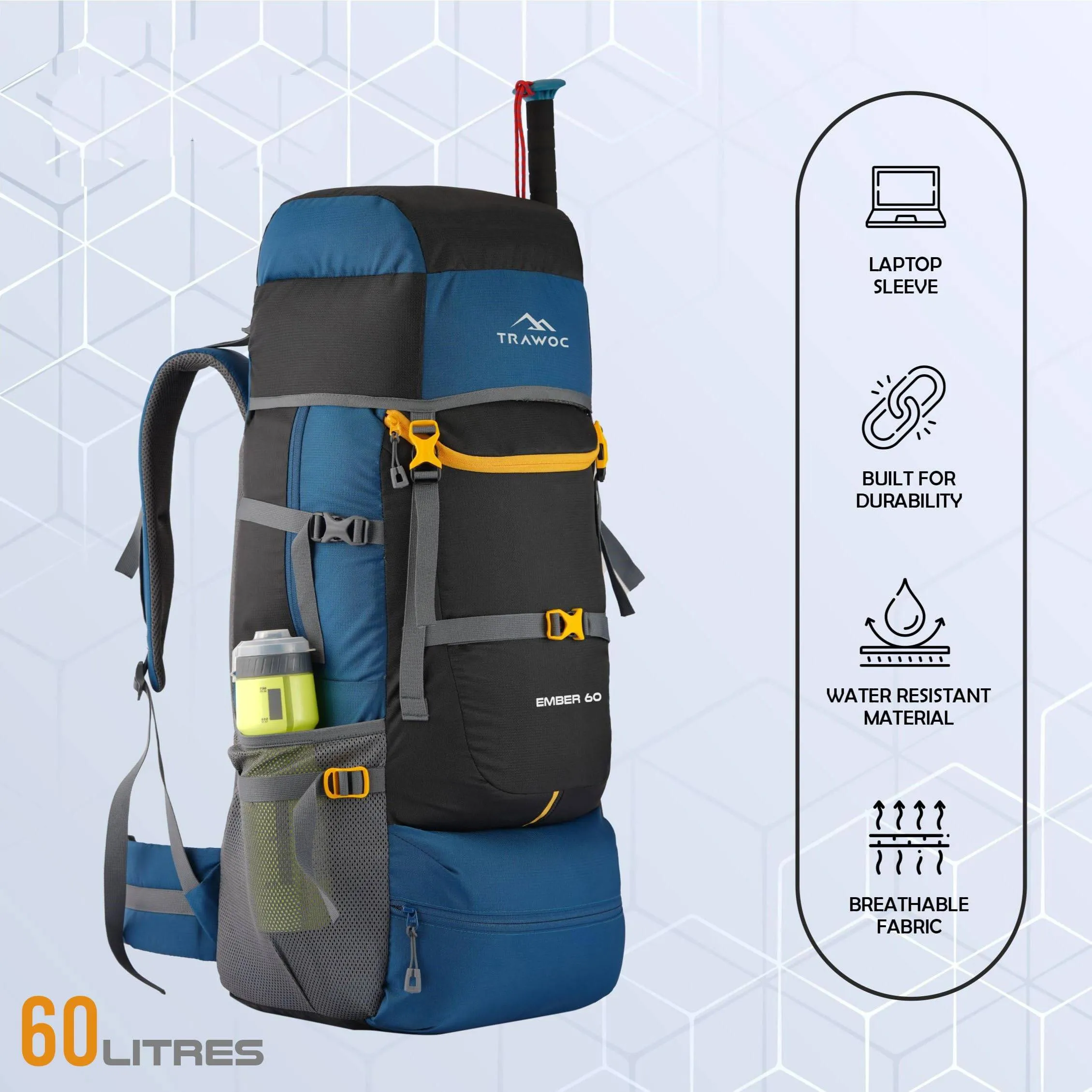 EMBER-60 Backpack - Englishblue (Clearance Sale)