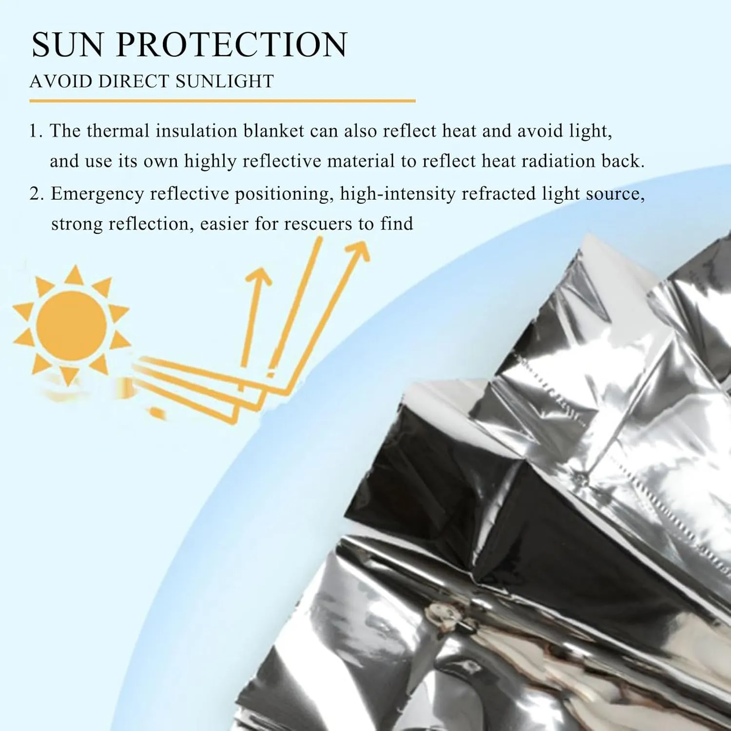 Emergency Blankets for Survival（12 Pack）, Emergency Mylar Thermal Blankets, Outdoor First Aid Blanket, Waterproof Survival Blanket
