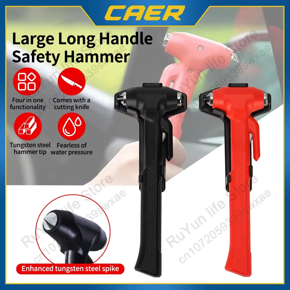 Emergency Car Safety Hammer Glass Window Breaker Cutting Seat Belt Auto Self-Help Escape Portable Survival Tools Accessories
