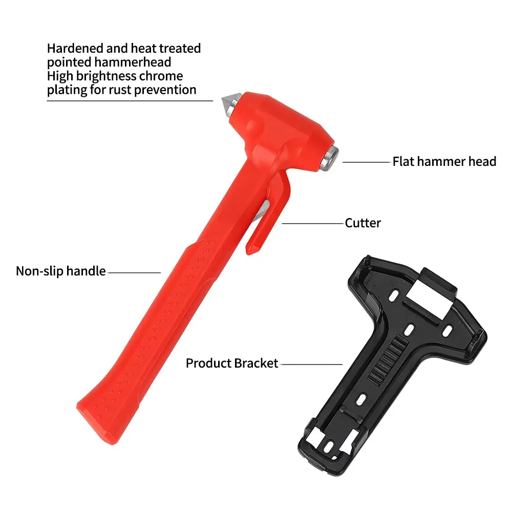 Emergency Car Safety Hammer Glass Window Breaker Cutting Seat Belt Auto Self-Help Escape Portable Survival Tools Accessories