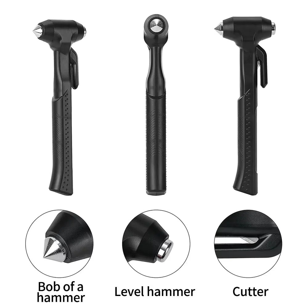 Emergency Car Safety Hammer Glass Window Breaker Cutting Seat Belt Auto Self-Help Escape Portable Survival Tools Accessories