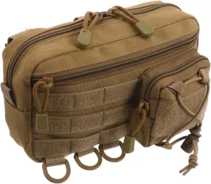 Emergency Medicine Bag: Lightweight Outdoor Travel Organizer Waterproof Medical Supply Pouch Carrying Case for Camping Hiking and Survival