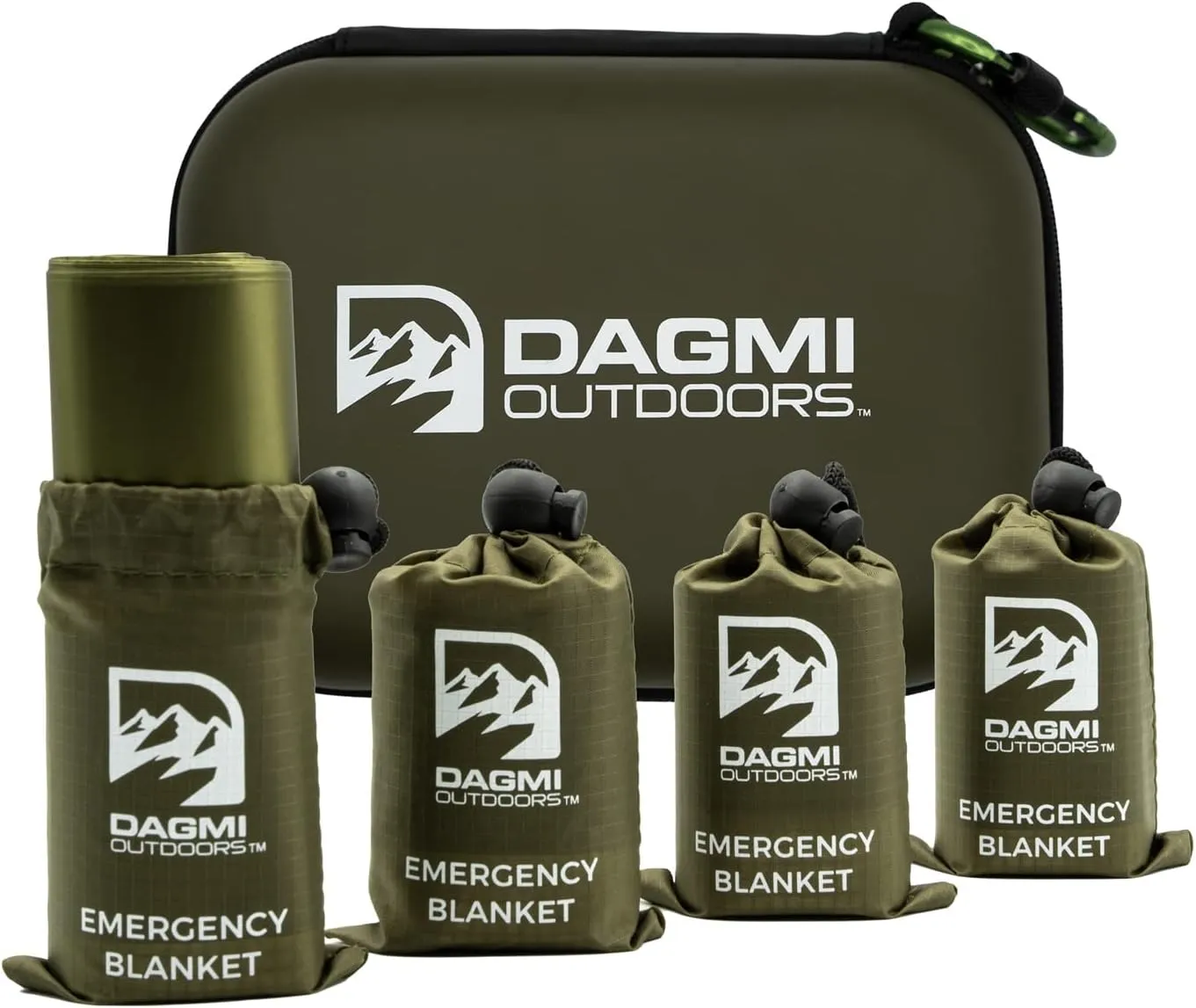 Emergency Survival Blanket 4 Pack Thermal Mylar Foil Space Blankets for Extreme Cold Weather - NASA Designed - Perfect for Camping, Hiking, Car, Warmth - Outdoor Waterproof Gear