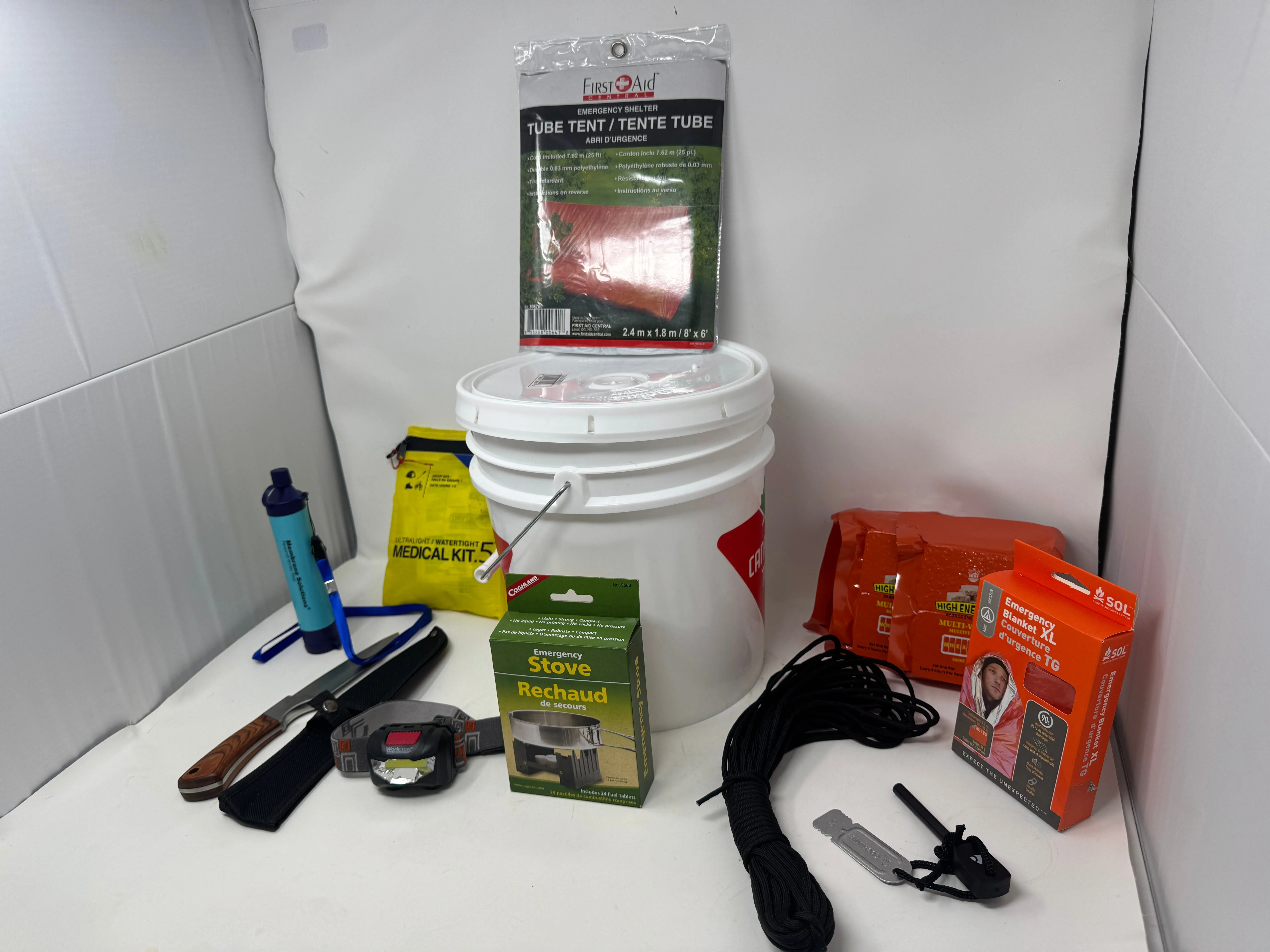 Emergency Survival Kit – Prepper Supply Cache for Bug Out, Off-Grid & Long-Term Prepping