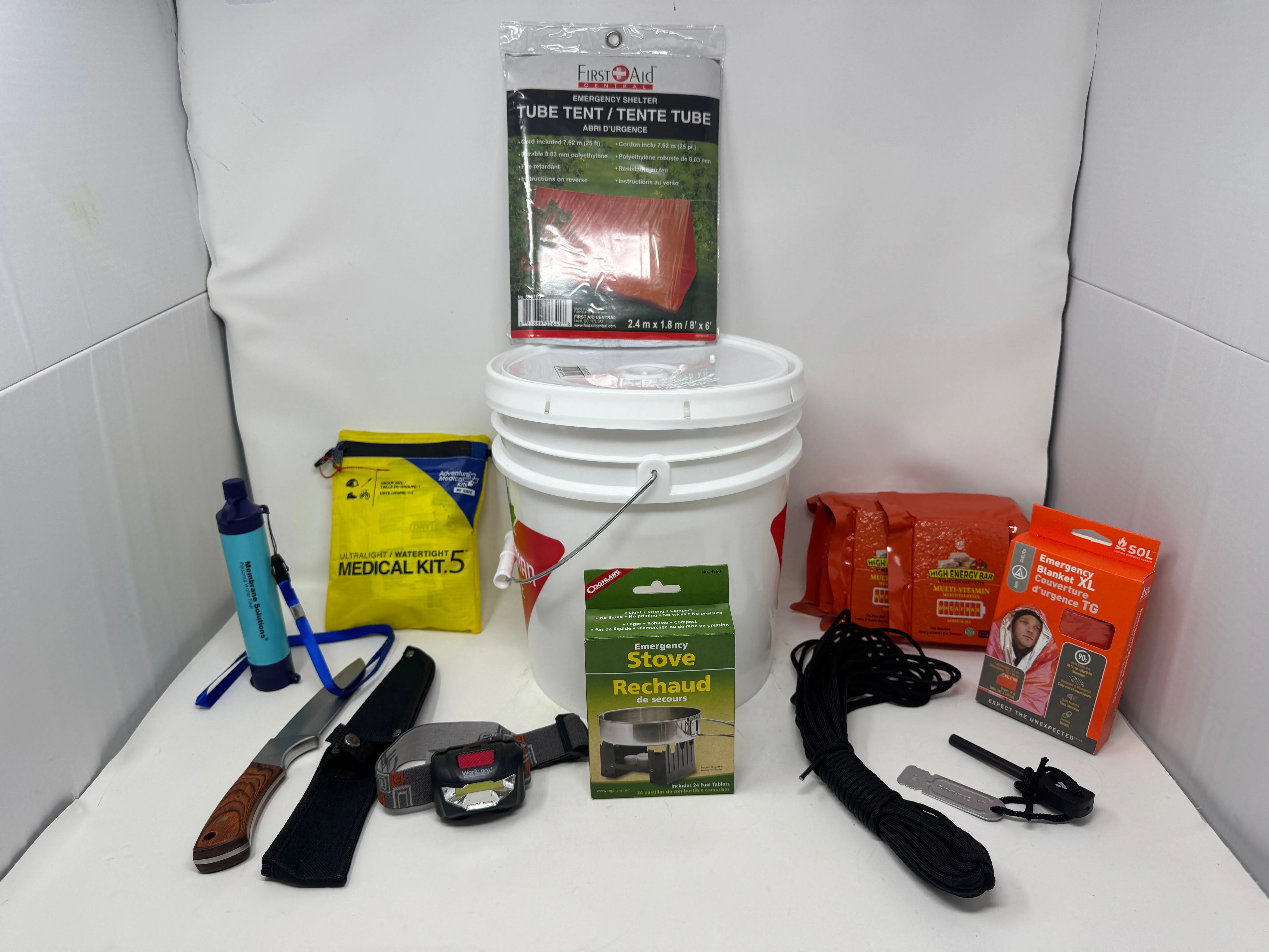 Emergency Survival Kit – Prepper Supply Cache for Bug Out, Off-Grid & Long-Term Prepping