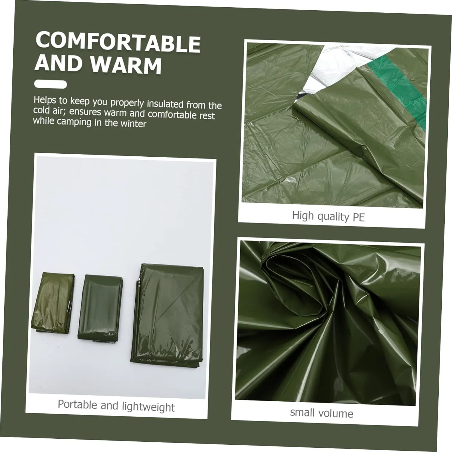 Emergency Tent Set Outdoor Camping Tool Camping Tent Sleeping Pouch Emergency Sleeping Sack Travel Tent