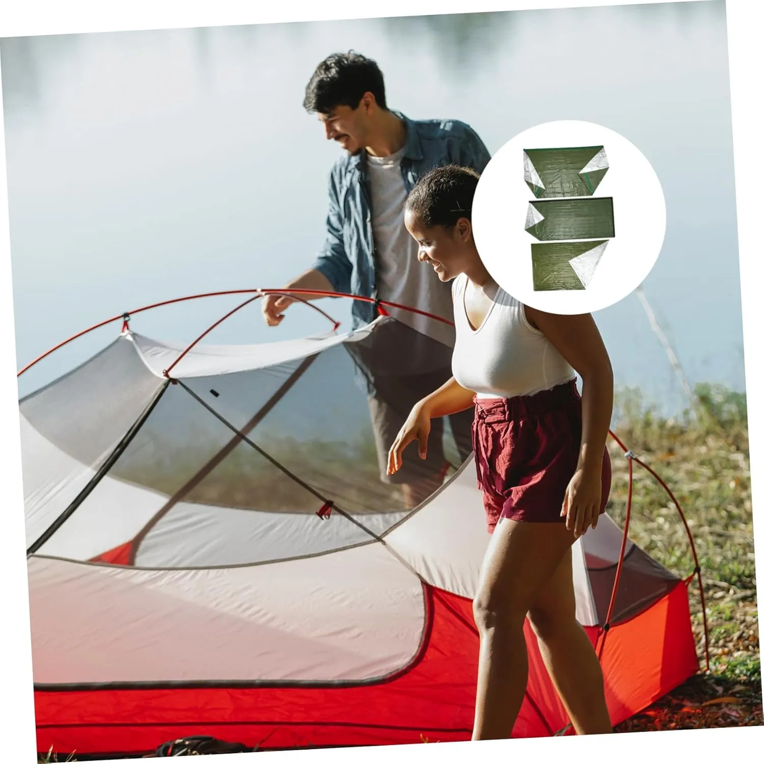 Emergency Tent Set Outdoor Camping Tool Camping Tent Sleeping Pouch Emergency Sleeping Sack Travel Tent
