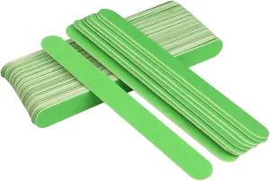 Emery Boards Nail Care kit with Nail File Buffer, 100pcs Wooden Nail File Compatible with Manicure Gel Nails Polishing 180/240