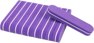 Emery Boards Nail Care kit with Nail File Buffer, 200Pcs Mix Color Mini Nail File Buffers Sponge 100/180(Lime)